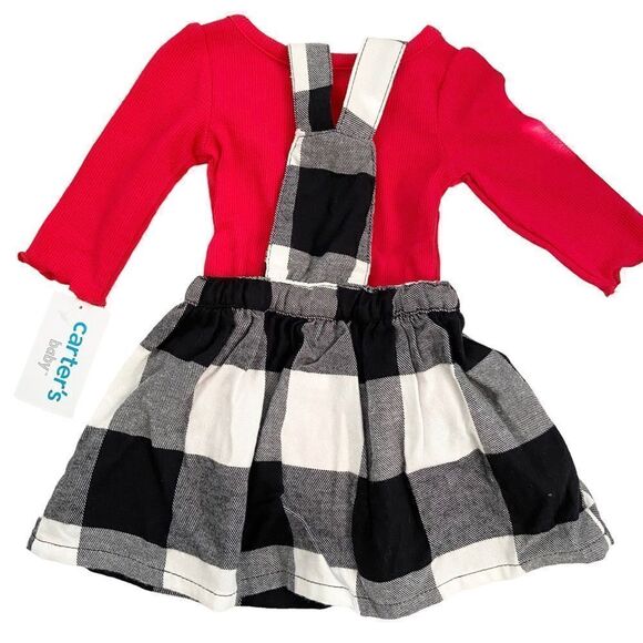 NWT Bundle of 2 Holiday 2-Piece Bodysuit Skirtall Set and Pajama Set in Size 3M - Picture 6 of 9